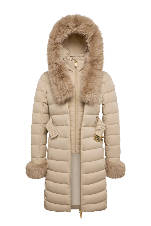 Vostock Belted Coat (Stone)