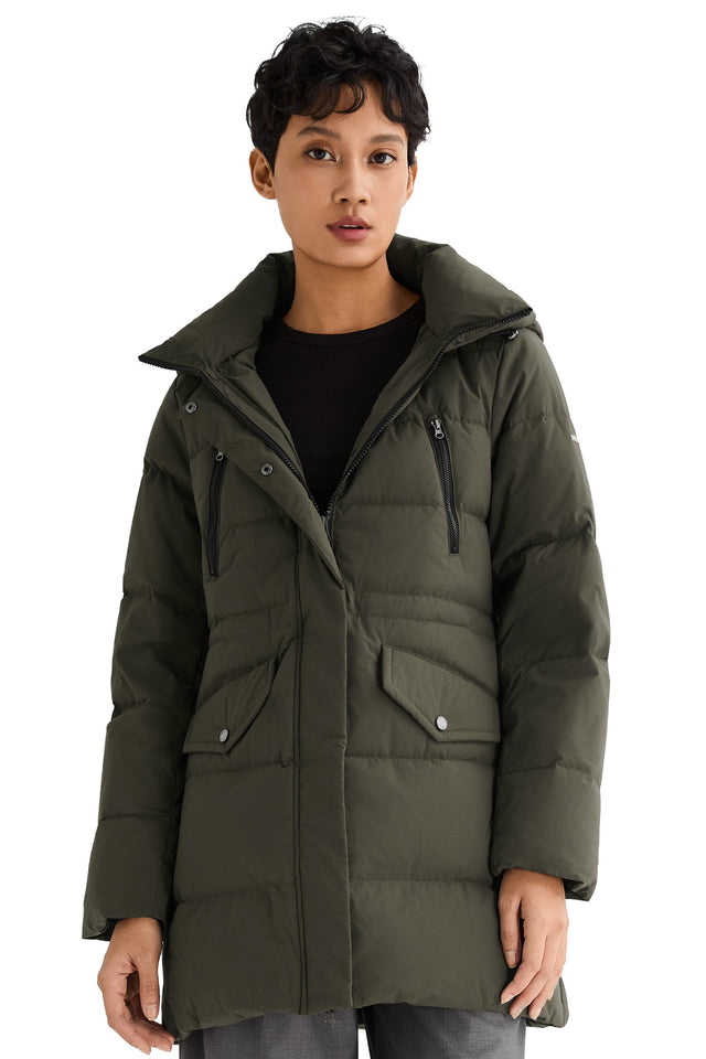 Waterproof Thickened Down Jacket with Hood