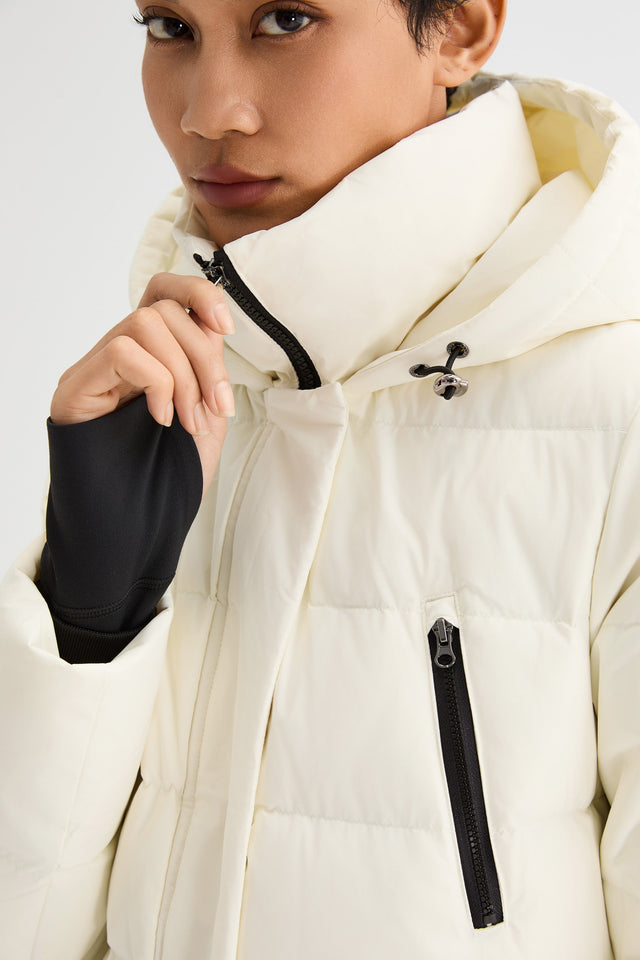 Waterproof Thickened Down Jacket with Hood