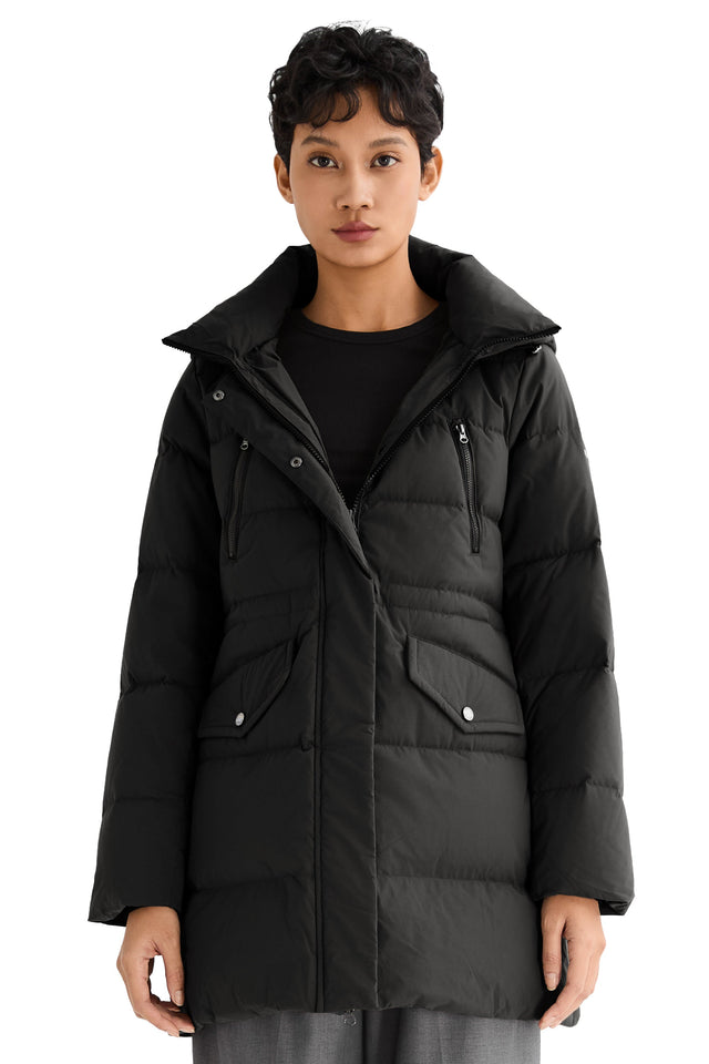 Waterproof Thickened Down Jacket with Hood
