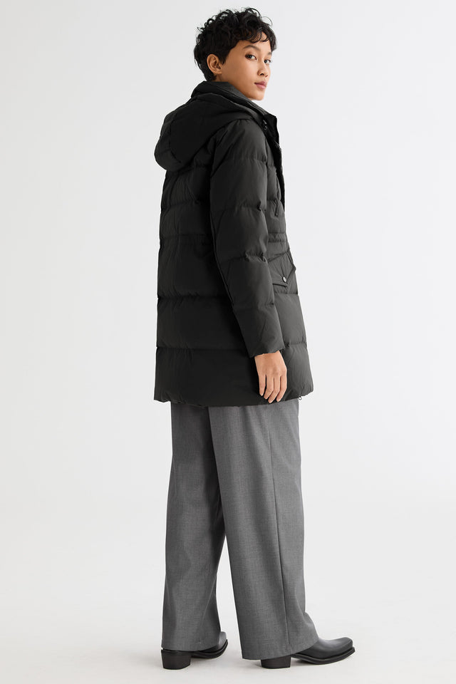 Waterproof Thickened Down Jacket with Hood