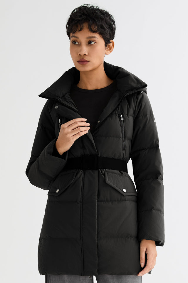 Waterproof Thickened Down Jacket with Hood