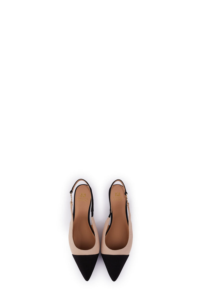Regency Slingback (Nude Black)