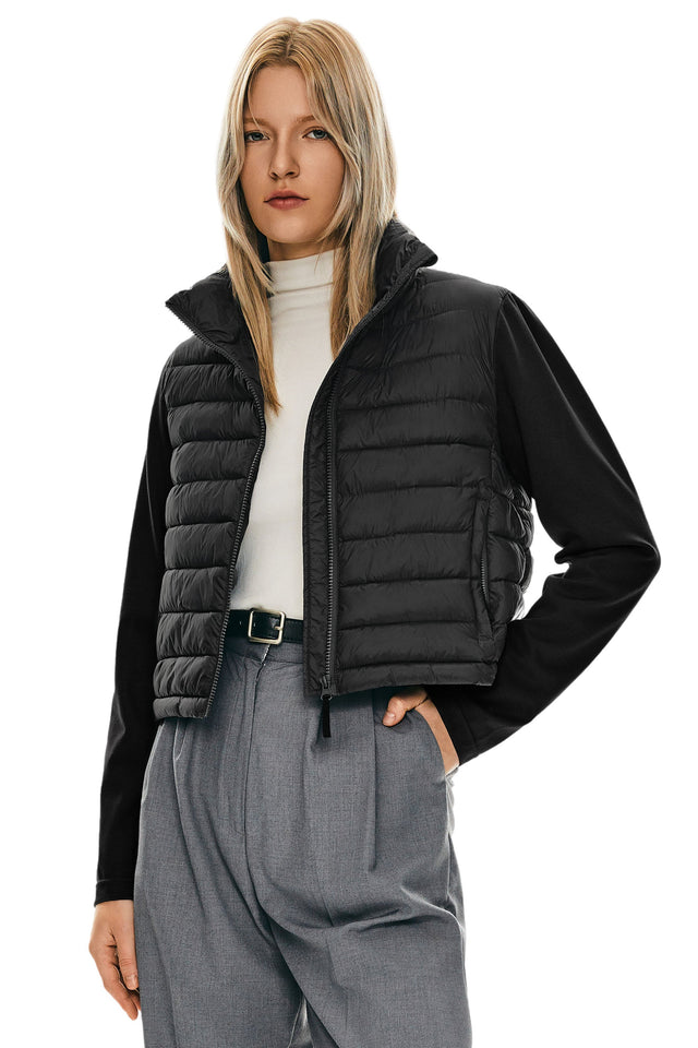 Lightweight Jacket Quilted Puffer Hybrid Breathable