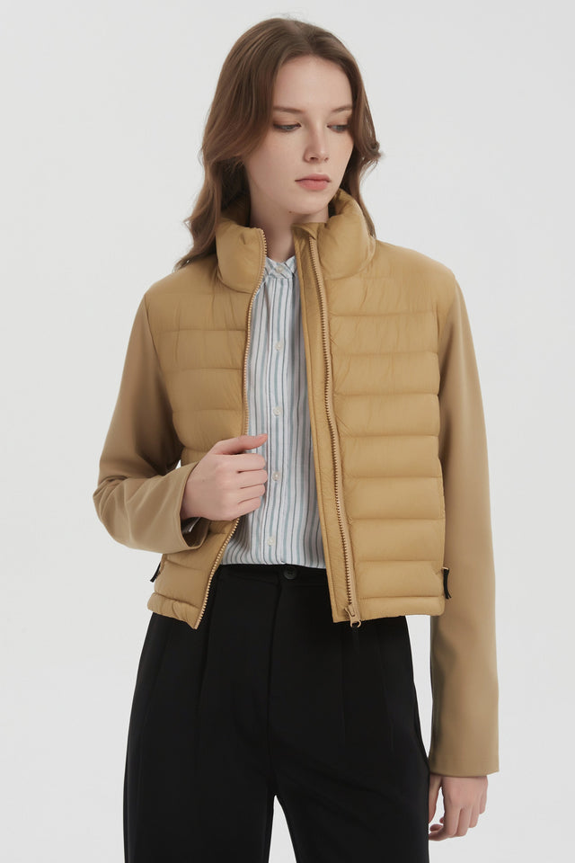 Lightweight Jacket Quilted Puffer Hybrid Breathable