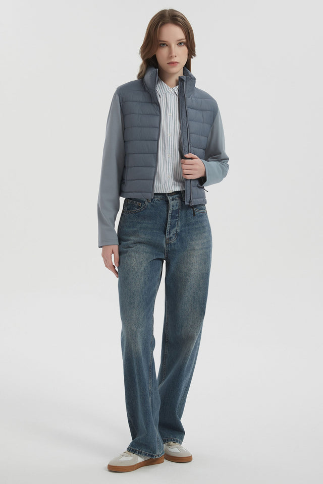 Lightweight Jacket Quilted Puffer Hybrid Breathable