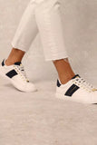 Knightsbridge Court Trainer (White Navy)