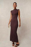 Harper Maxi Dress (Chocolate)