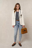 Henley Blazer (Cream)